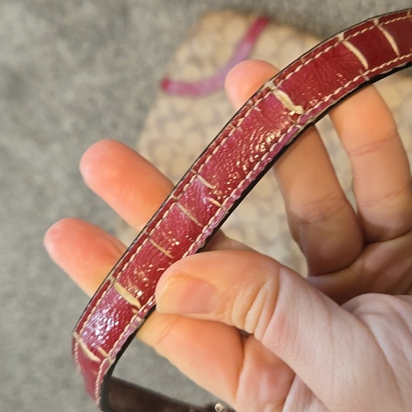 Vinyage Coach H1294-F18926 Crossbody Logo  Bag with Adjustable Strap - Picture 9 of 12